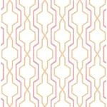 A-Street Prints Rion Orange Trellis Wallpaper | Wallpaper Twins A-Street Prints Rion Orange Trellis Wallpaper - SKU 2973-90603