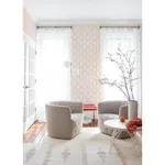A-Street Prints Rion Orange Trellis Wallpaper | Wallpaper Twins A-Street Prints Rion Orange Trellis Wallpaper - SKU 2973-90603