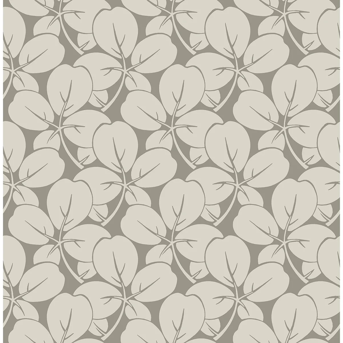 A-Street Prints Robert Grey Clover Wallpaper - SKU 2970-26106