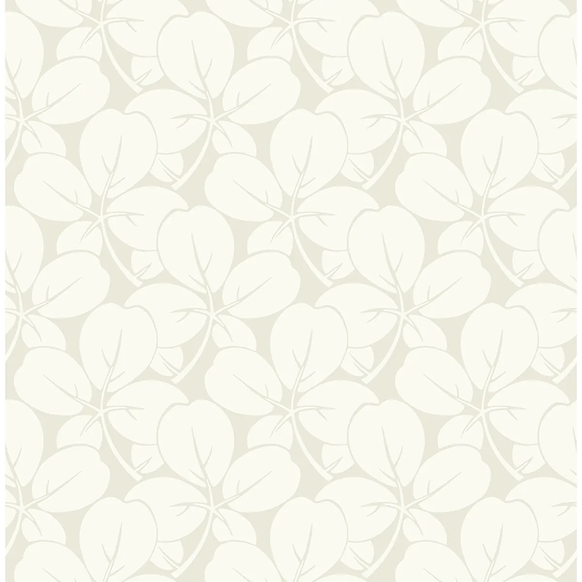 A-Street Prints Robert Off White Clover Wallpaper - SKU 2970-26105