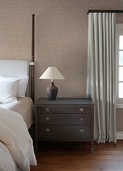 A-Street Prints Roderick Mauve Textured Wallpaper - SKU 4173-27675