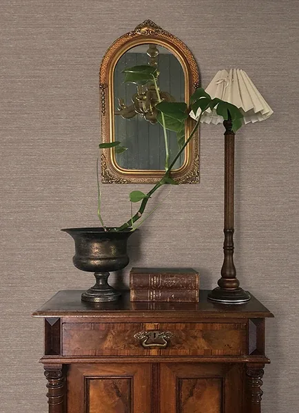 A-Street Prints Roderick Mauve Textured Wallpaper - SKU 4173-27675