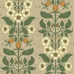 A-Street Prints Rosa Light Brown Floral Columns Wallpaper - SKU 4201-48012