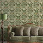 A-Street Prints Rosa Light Brown Floral Columns Wallpaper - SKU 4201-48012