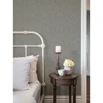 A-Street Prints Rosali Grey Scroll Damask Wallpaper | Wallpaper Twins A-Street Prints Rosali Grey Scroll Damask Wallpaper - SKU 2999-14006