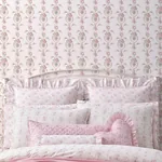 A-Street Prints Rose Cheeks Party Pink Floral Cluster Wallpaper - SKU AST6088