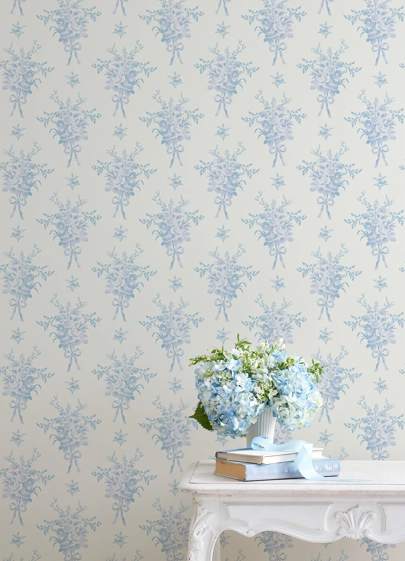 A-Street Prints Rosie Arrangements Icey Winters Bouquet Toss Wallpaper | Wallpaper Twins A-Street Prints Rosie Arrangements Icey Winters Bouquet Toss Wallpaper - SKU AST4651