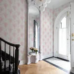 A-Street Prints Rosie Arrangements Kiss Pink Bouquet Toss Wallpaper | Wallpaper Twins A-Street Prints Rosie Arrangements Kiss Pink Bouquet Toss Wallpaper - SKU AST4652