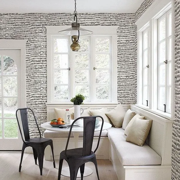 A-Street Prints Runes Charcoal Brushstrokes Wallpaper - SKU 2764-24354