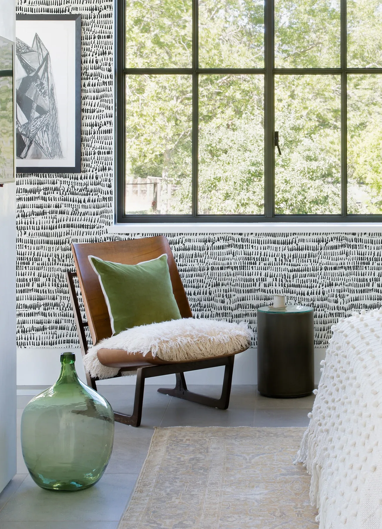A-Street Prints Runes Charcoal Brushstrokes Wallpaper - SKU 4081-24354