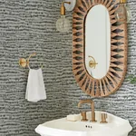 A-Street Prints Runes Charcoal Brushstrokes Wallpaper - SKU 4081-24354