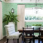 A-Street Prints Runes Green Brushstrokes Wallpaper - SKU 4081-26358