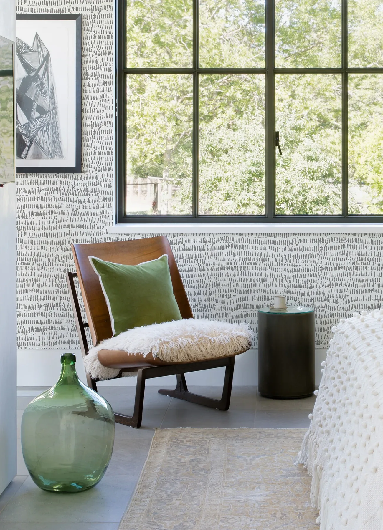 A-Street Prints Runes Grey Brushstrokes Wallpaper - SKU 4081-24355