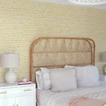 A-Street Prints Runes Yellow Brushstrokes Wallpaper - SKU 4081-26360