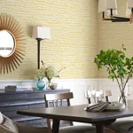 A-Street Prints Runes Yellow Brushstrokes Wallpaper - SKU 4081-26360
