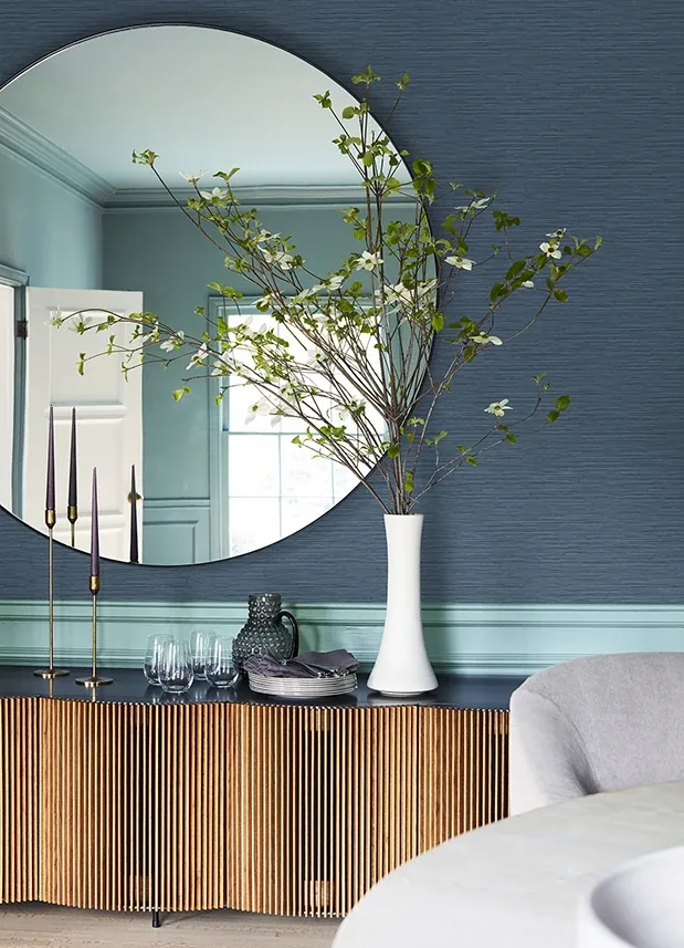 A-Street Prints Rushmore Blue Faux Grasscloth Wallpaper | Wallpaper Twins A-Street Prints Rushmore Blue Faux Grasscloth Wallpaper - SKU 2988-70312