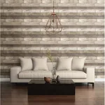 A-Street Prints Rust Weathered Plank Wallpaper - SKU 2701-22347