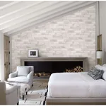 A-Street Prints Rustin White Reclaimed Bricks Wallpaper | Wallpaper Twins A-Street Prints Rustin White Reclaimed Bricks Wallpaper - SKU 2922-22321