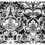 A-Street Prints Sadie Black Parisian Damask Wallpaper | Wallpaper Twins A-Street Prints Sadie Black Parisian Damask Wallpaper - SKU 2973-90886