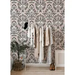A-Street Prints Sadie Blush Parisian Damask Wallpaper | Wallpaper Twins A-Street Prints Sadie Blush Parisian Damask Wallpaper - SKU 2973-90884