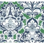 A-Street Prints Sadie Green Parisian Damask Wallpaper | Wallpaper Twins A-Street Prints Sadie Green Parisian Damask Wallpaper - SKU 2973-90887