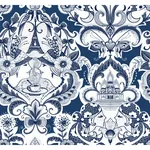 A-Street Prints Sadie Navy Parisian Damask Wallpaper | Wallpaper Twins A-Street Prints Sadie Navy Parisian Damask Wallpaper - SKU 2973-90885