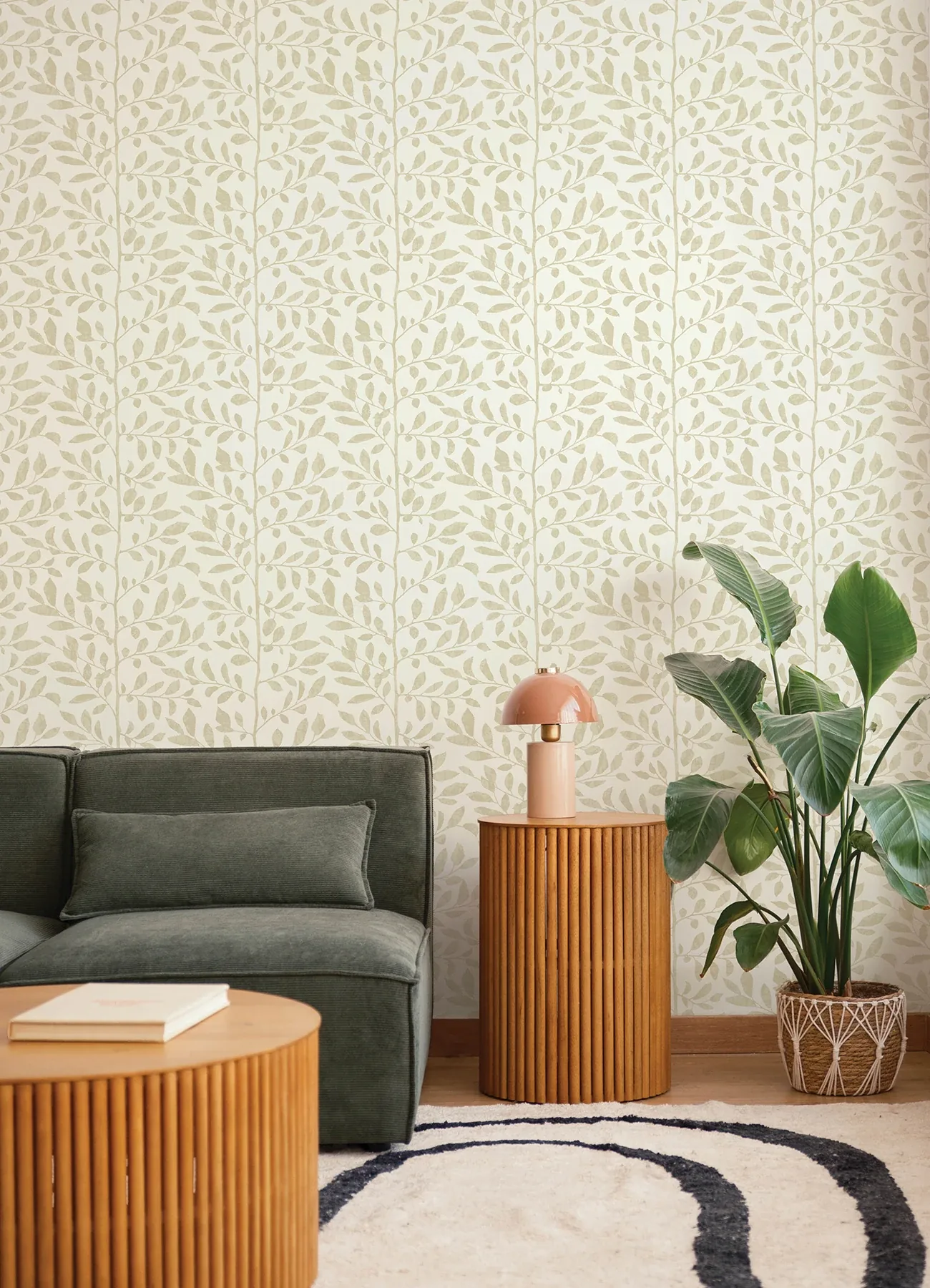 A-Street Prints Sagecrest Platinum Sapling Wallpaper - SKU 4177-83308