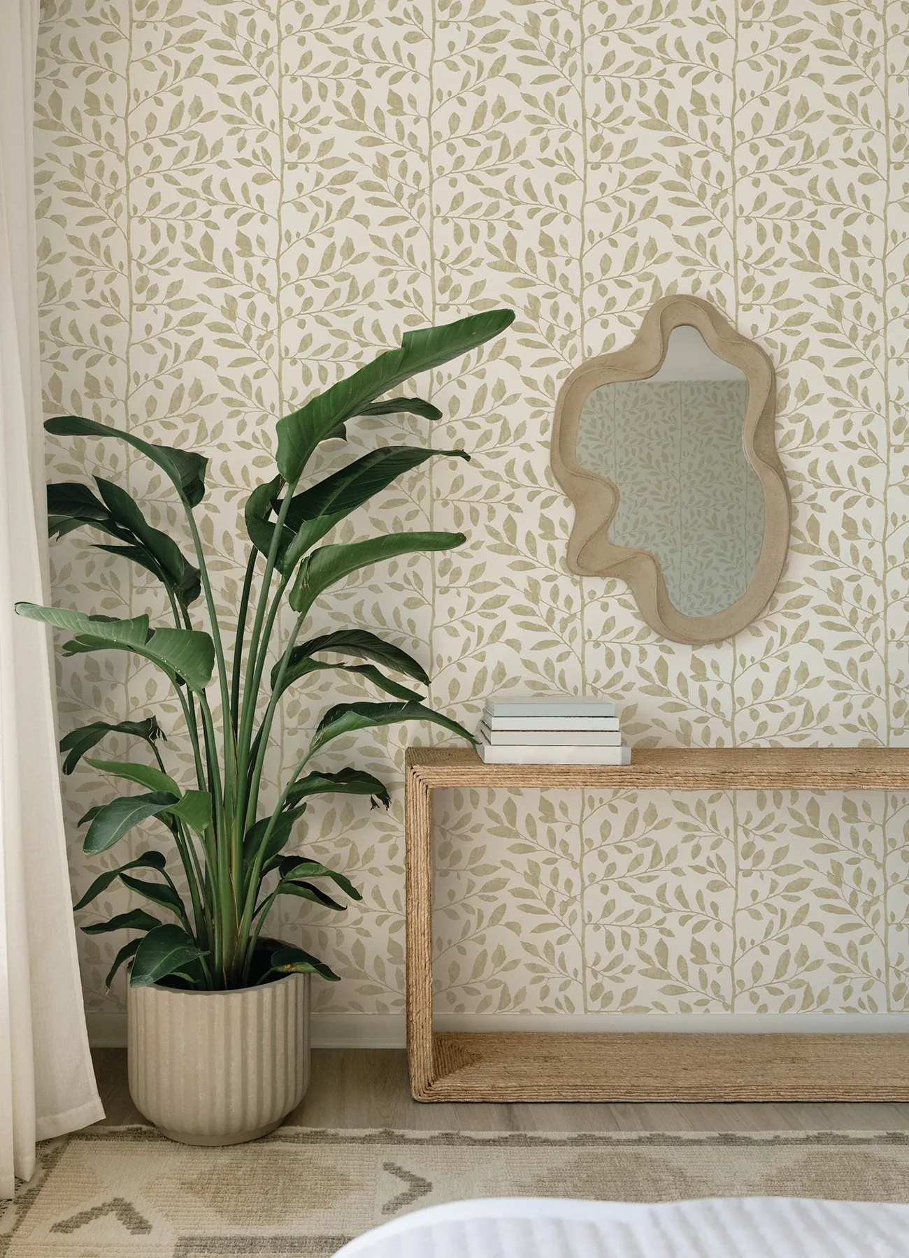 A-Street Prints Sagecrest Platinum Sapling Wallpaper - SKU 4177-83308