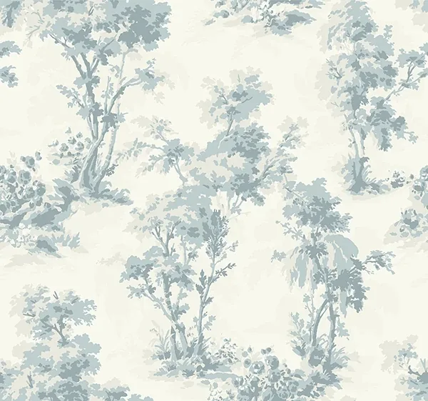 A-Street Prints Sainsbury Light Blue Forest Wallpaper - SKU 4173-82105