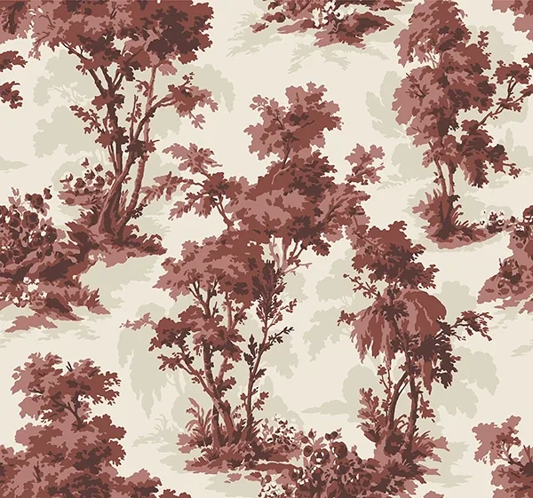 A-Street Prints Sainsbury Ruby Forest Wallpaper - SKU 4173-82106