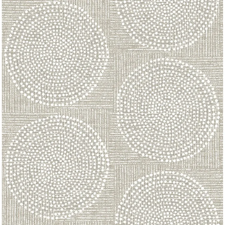 4141-27120 | Salma Beige Medallion Wallpaper