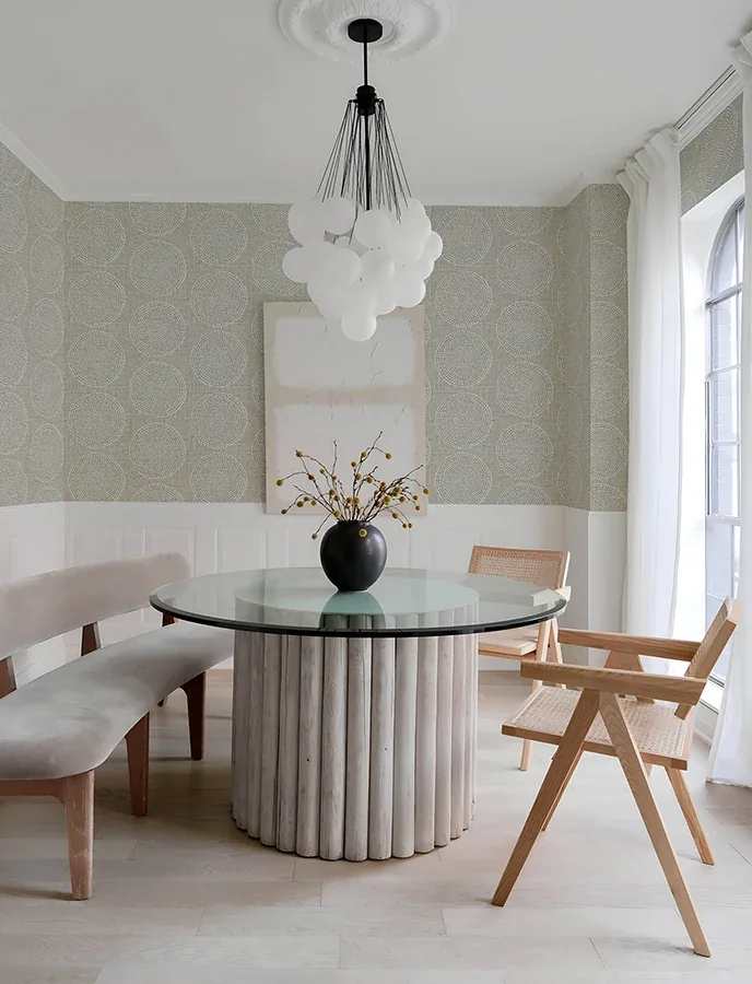 A-Street Prints Salma Beige Medallion Wallpaper - SKU 4141-27120