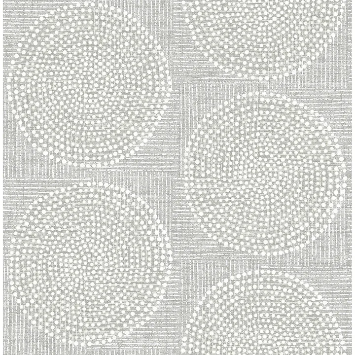 4141-27121 | Salma Grey Medallion Wallpaper