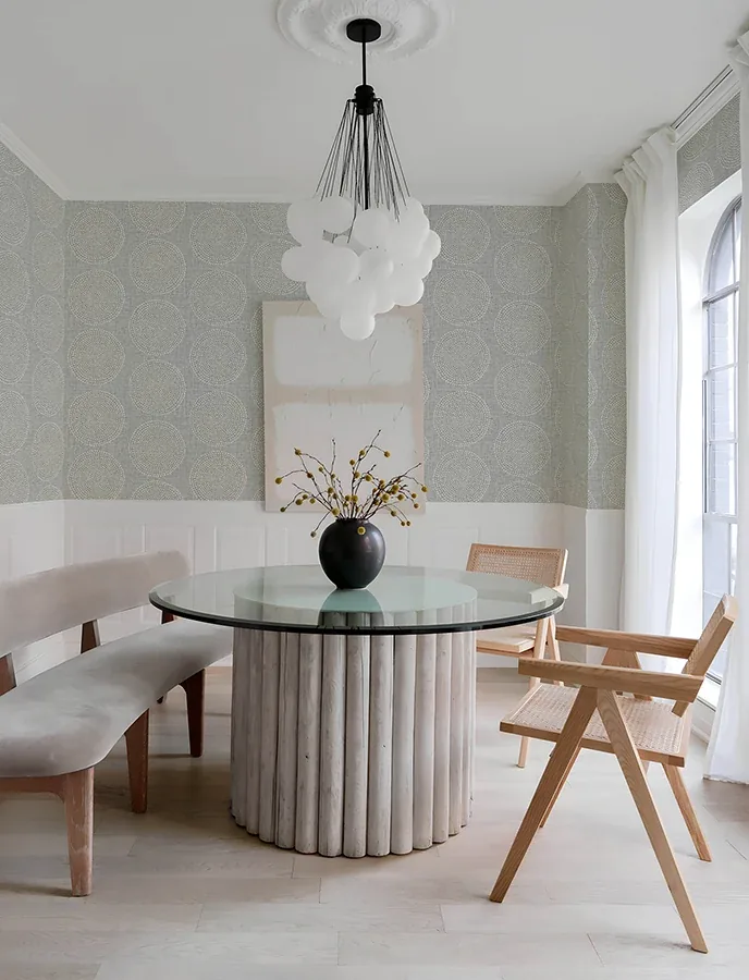 A-Street Prints Salma Grey Medallion Wallpaper | Wallpaper Twins A-Street Prints Salma Grey Medallion Wallpaper - SKU 4141-27121