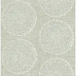 A-Street Prints Salma Sage Medallion Wallpaper - SKU 4141-27122