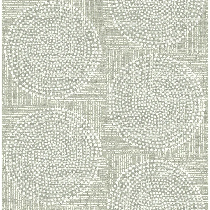 A-Street Prints Salma Sage Medallion Wallpaper - SKU 4141-27122