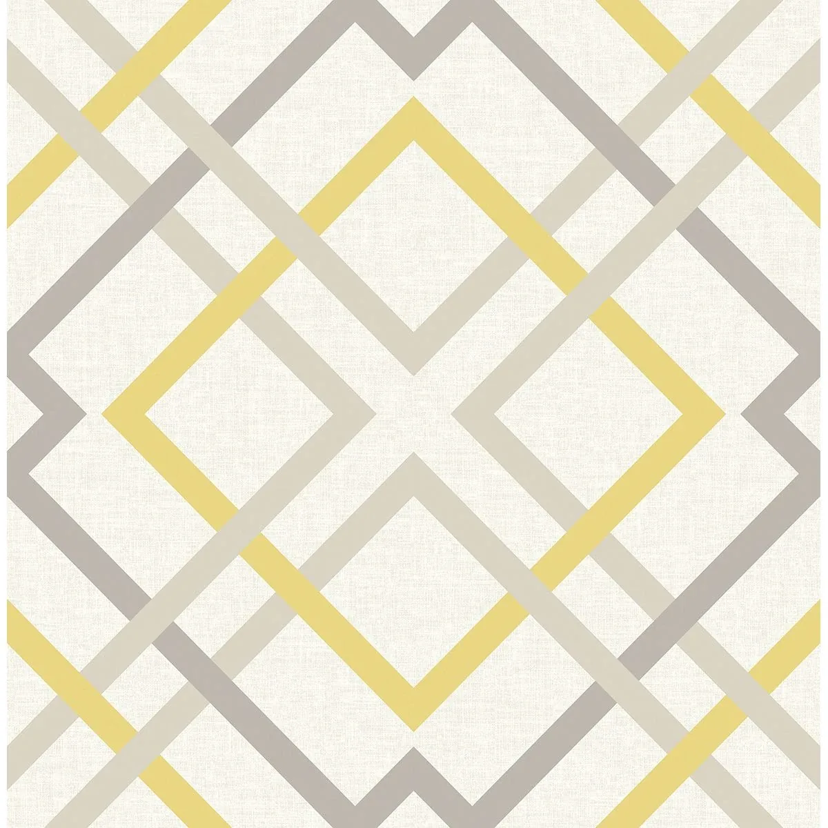 2697-22652 | Saltire Yellow Lattice Wallpaper