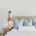 A-Street Prints Salvo Light Green Curved Contours Wallpaper - SKU 4172-82009