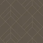 A-Street Prints Sander Chocolate Geometric Wallpaper - SKU 4066-26549