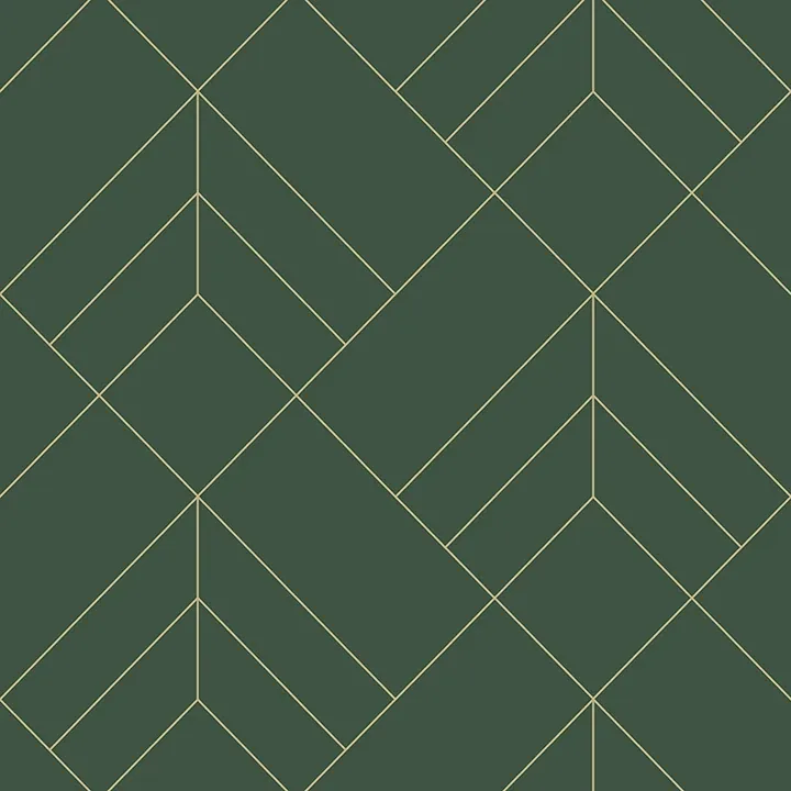 4066-26550 | Sander Evergreen Geometric Wallpaper