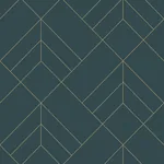 A-Street Prints Sander Slate Geometric Wallpaper - SKU 4066-26546