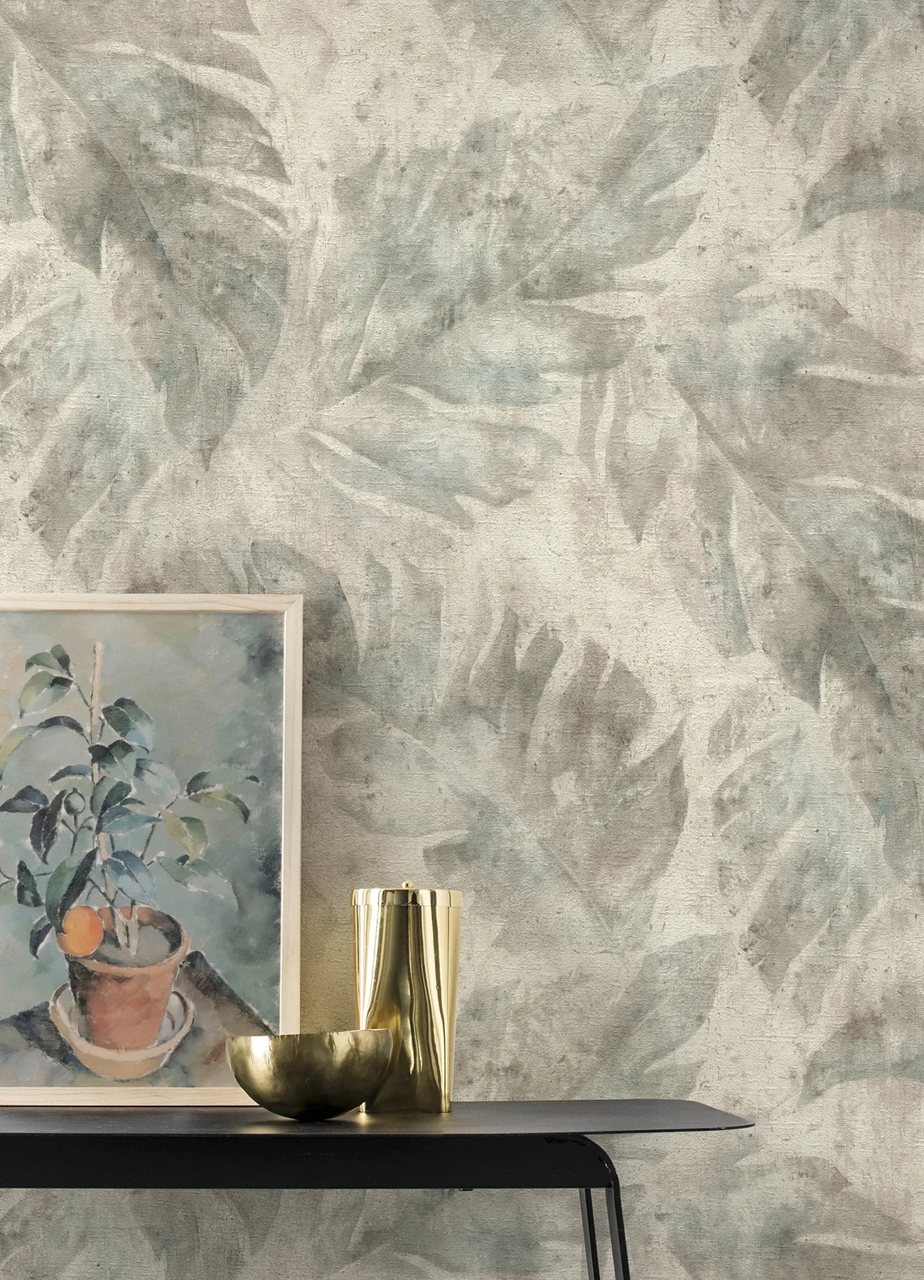 A-Street Prints Sanne Grey Palm Wallpaper | Wallpaper Twins A-Street Prints Sanne Grey Palm Wallpaper - SKU 4202-416138