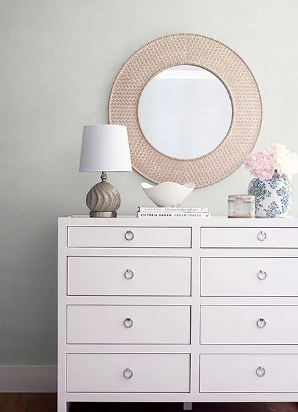 A-Street Prints Saranyu Dove Petite Chevron Wallpaper - SKU 2976-86508