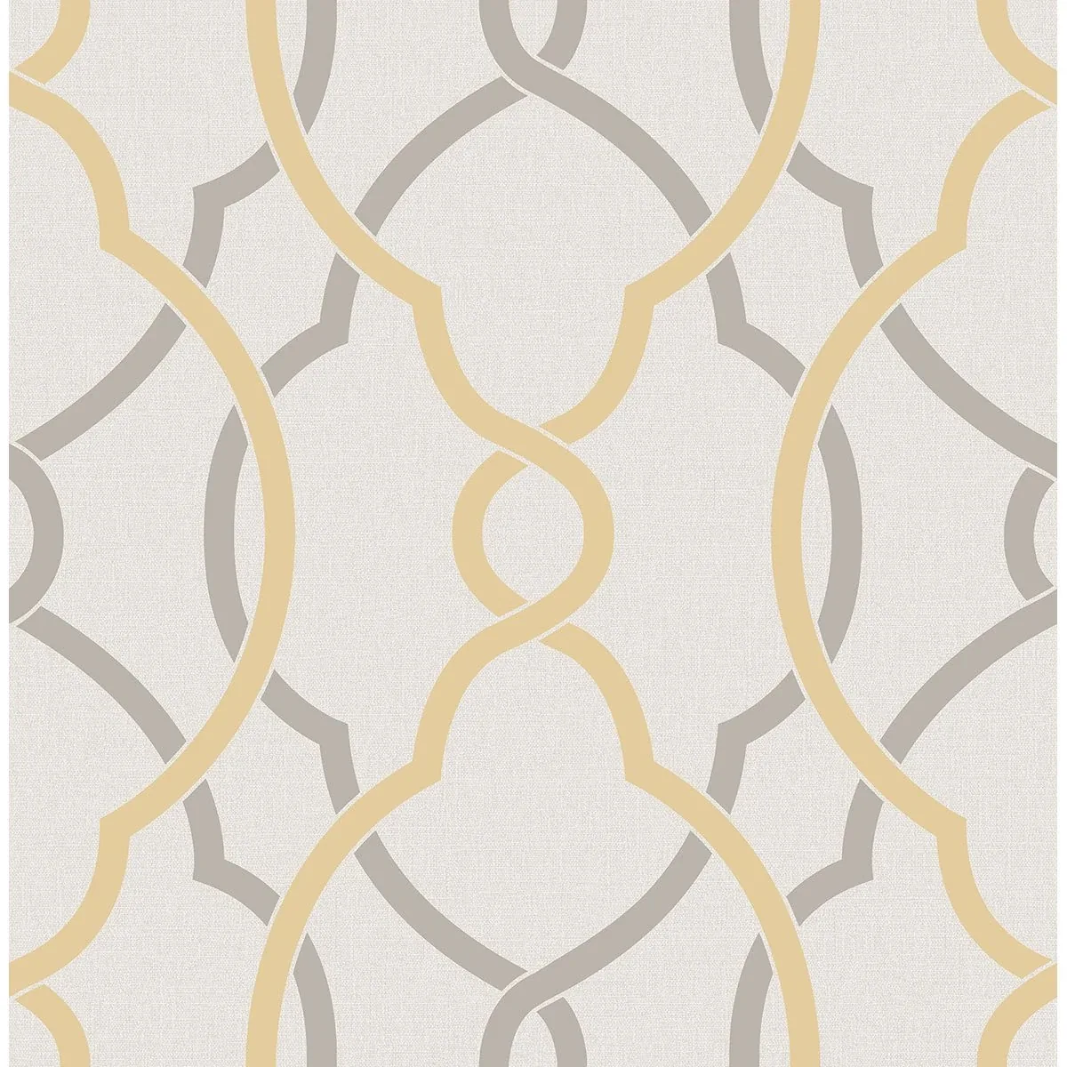 2697-22620 | Sausalito Yellow Lattice Wallpaper