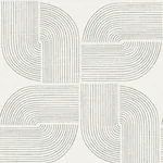 A-Street Prints Savoye Black Spiral Arches Wallpaper - SKU 4177-27725