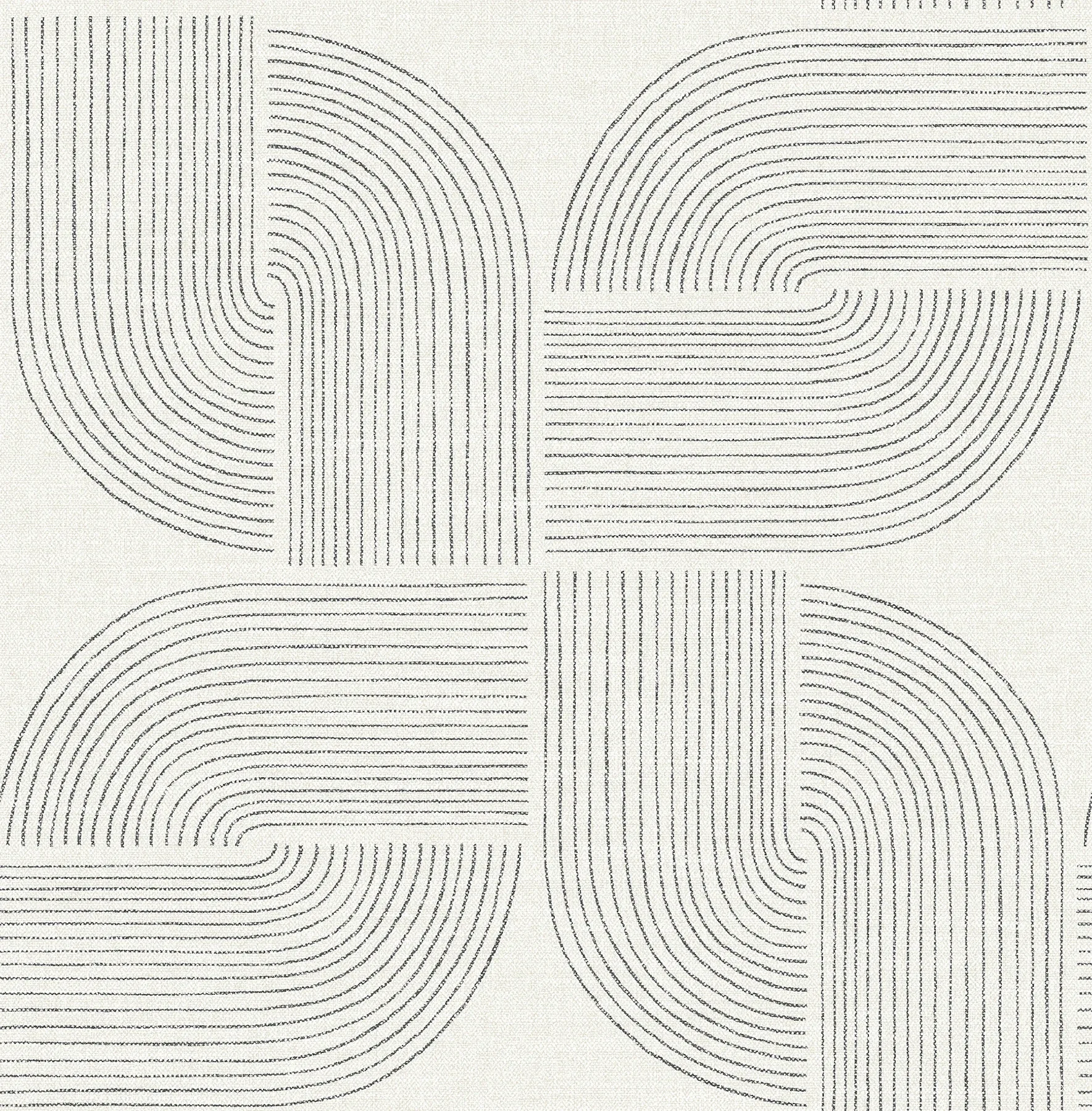 A-Street Prints Savoye Black Spiral Arches Wallpaper - SKU 4177-27725