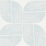 A-Street Prints Savoye Dark Blue Spiral Arches Wallpaper | Wallpaper Twins A-Street Prints Savoye Dark Blue Spiral Arches Wallpaper - SKU 4177-27723