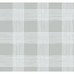 A-Street Prints Scarborough Grey Striated Plaid Wallpaper | Wallpaper Twins A-Street Prints Scarborough Grey Striated Plaid Wallpaper - SKU 2927-80908