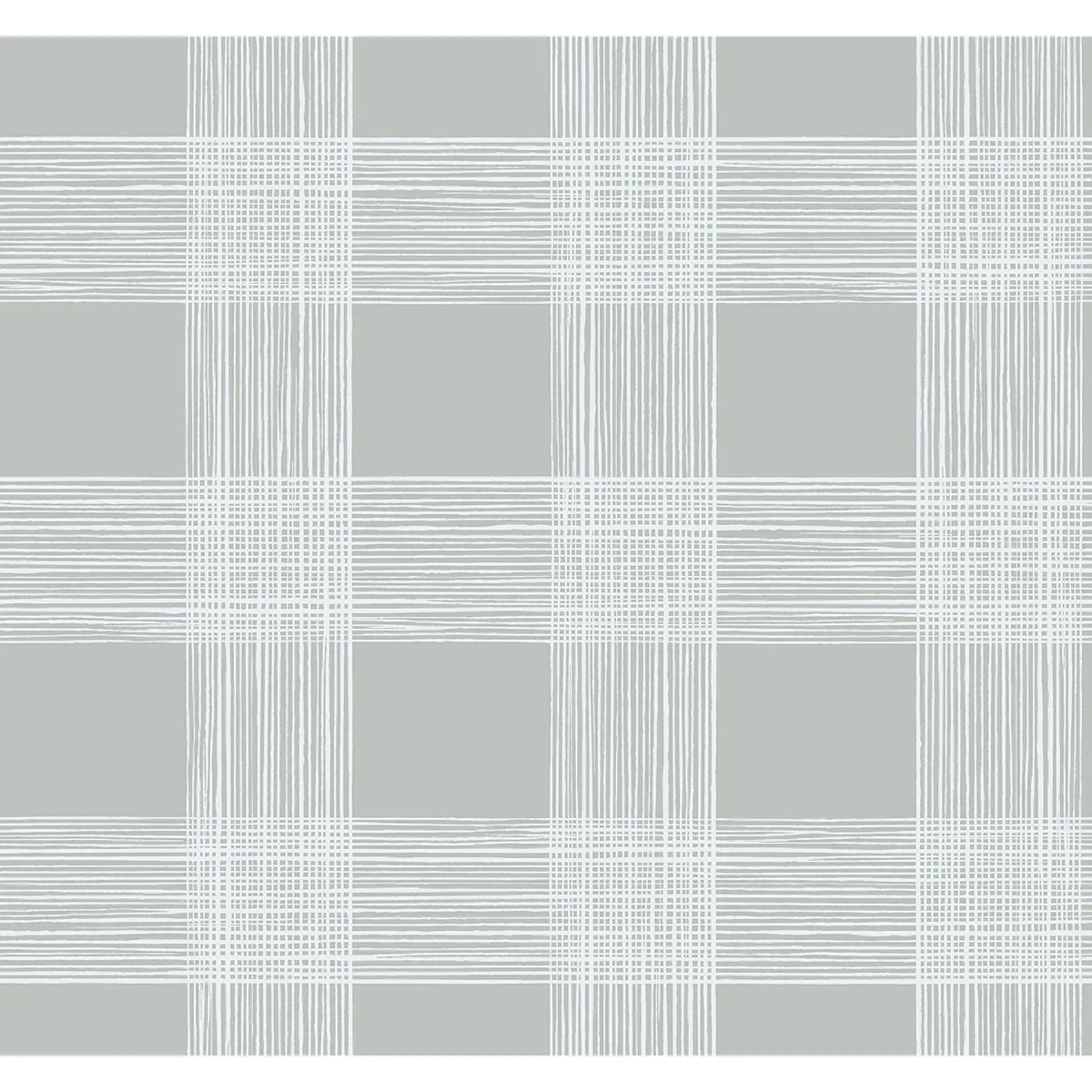 2927-80908 | Scarborough Grey Striated Plaid Wallpaper
