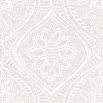 A-Street Prints Scout Lavender Floral Ogee Wallpaper - SKU 4074-26641